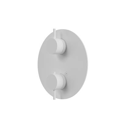 Aquabrass Xpress ABSTXPR8295WH - Xpr8295 Round Trimset 2-Way Shared -90801 Valve