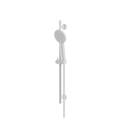 Aquabrass Xpress ABSCXPR95WH - Xpr95 Complete Round Shower Rail - 3 Functions Handshower