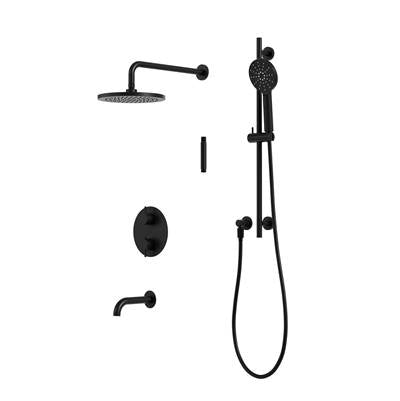 Aquabrass Xpress ABSZXPRK02GEBK - Xprk02G Thermo Shower Kit 3-Way Non Shared
