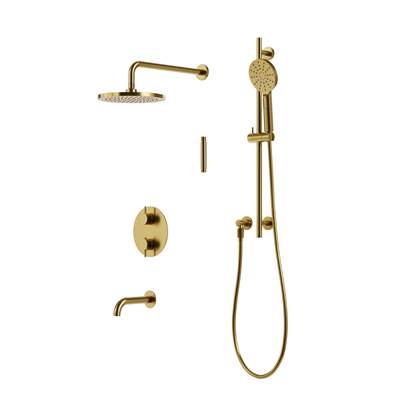 Aquabrass Xpress ABSZXPRK02GSUVD - Xprk02G Thermo Shower Kit 3-Way Non Shared