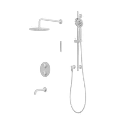 Aquabrass Xpress ABSZXPRK02WH - Xprk02 Thermo Shower Kit - 3-Way Shared