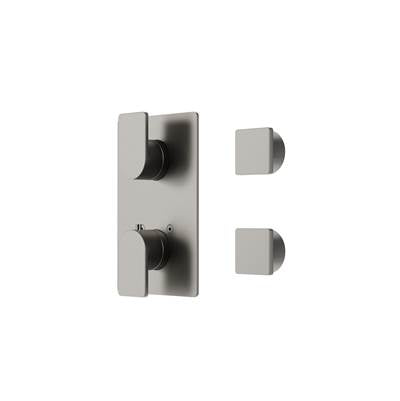 Aquabrass Xpress ABSTXPS9295BNVD - Xps9295 Square Trimset 2-Way Non-Shared -90801 Valve