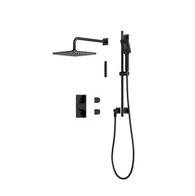 Aquabrass Xpress ABSZXPSK01GEBK - Xpsk01G Thermo Shower Kit - 2-Way Non Shared
