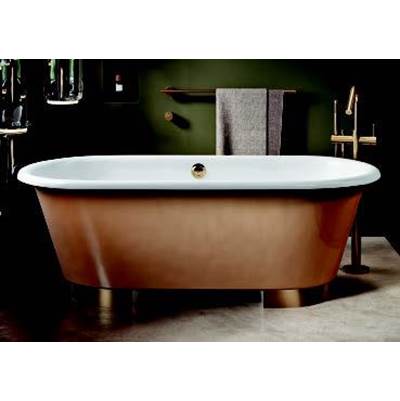 Cheviot 2179-WC-CH- Cambridge Tub White In Custom Out Chrome Feet