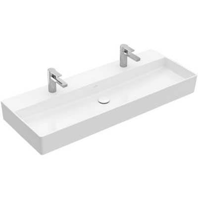 Villeroy And Boch 4A22UT01- Memento 2.0 Washbasin 47 1/4'' X 18 1/2'' (1200 X 470 Mm) Ground 2 Single Holes