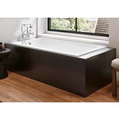 Cheviot 2189-WU-FT- Russell Drop-In Cast Iron Bathtub, 60'', With Feet