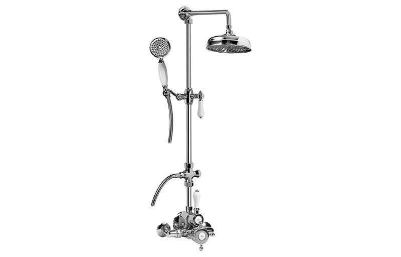 Graff CD2.01-LC1S-AU - Exposed Thermostatic Shower System W/Handshower (Rough And Trim)