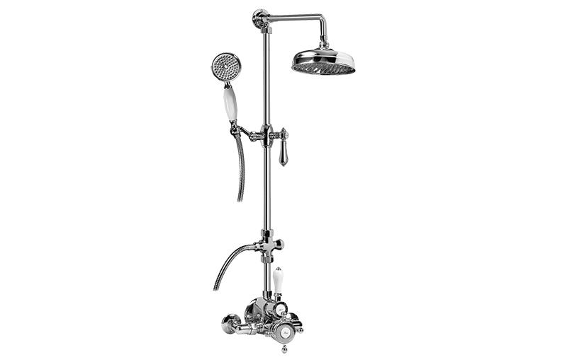 Graff CD2.01-LM34S-BB - Exposed Thermostatic Shower System W/Handshower (Rough And Trim)