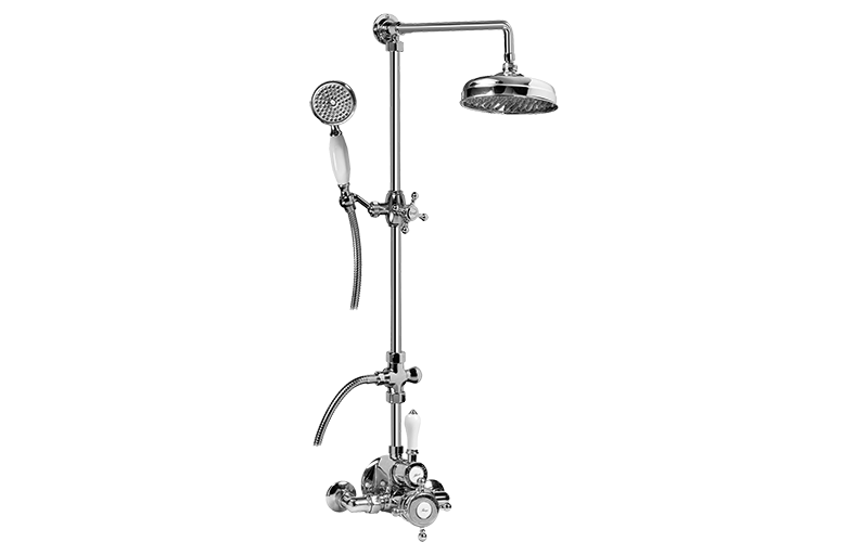 Graff CD2.02-C2S-AU - Exposed Thermostatic Shower System W/Handshower (Rough And Trim)
