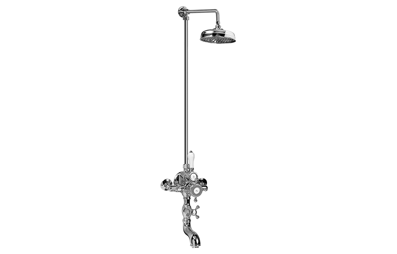 Graff CD3.01-AU - Exposed Thermostatic Shower System (Rough And Trim)