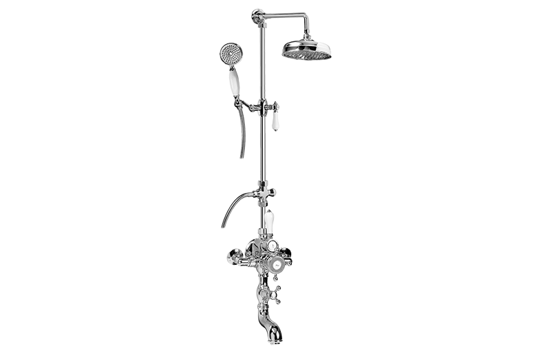Graff CD4.01-LC1S-AU - Exposed Thermostatic Tub And Shower System W/Handshower (Rough And Trim)