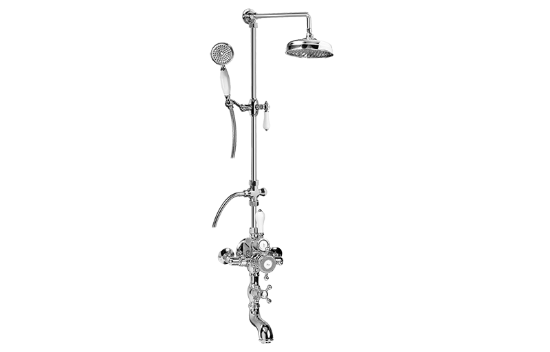 Graff CD4.02-LC1S-AU - Exposed Thermostatic Tub And Shower System W/Handshower (Rough And Trim)