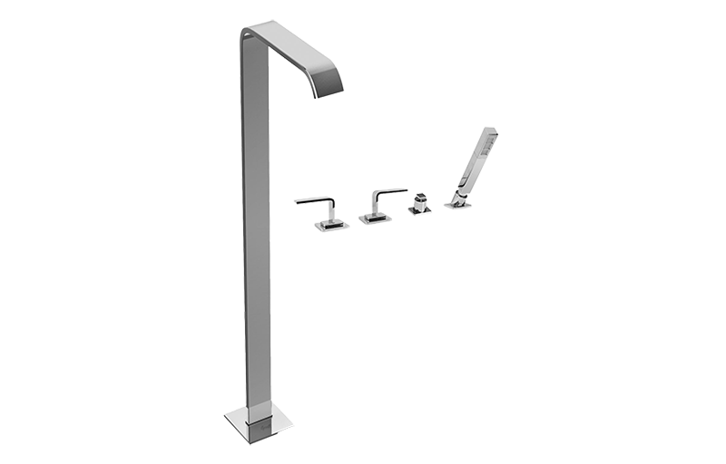 Graff G-2354-LM40B-BK - Floor-Mounted Tub Filler
