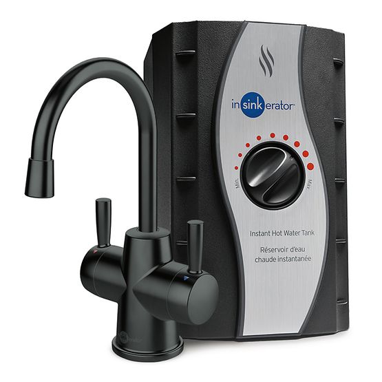 HOT250 Instant Hot & Cold Water Dispenser System, 2-Handle Drinking Water Faucet with 2/3-Gallon