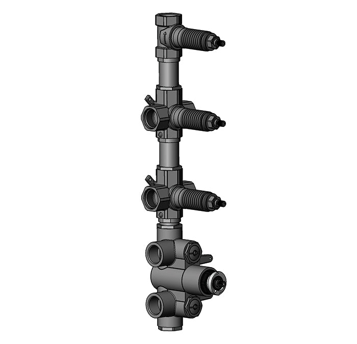 Ca'bano CAOM014- Thermostatic rough-in with with 3 flow controls