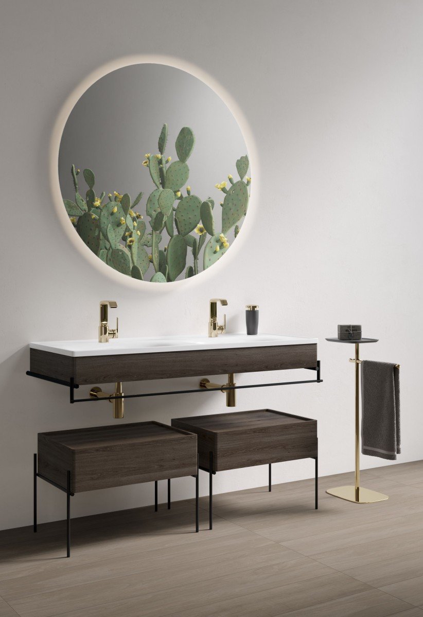 Cheviot 1306-WH-1-BO- EQUAL Double Console Sink - FaucetExpress.ca