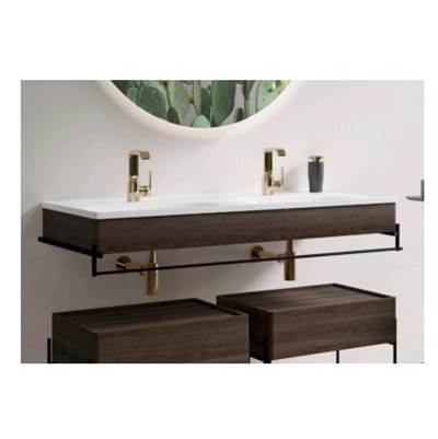 Cheviot 1306-WH-1-BO- EQUAL Double Console Sink - FaucetExpress.ca