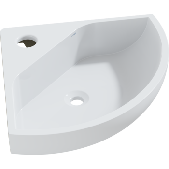Cheviot 1351-WH-1- ANGLE Corner Sink - FaucetExpress.ca