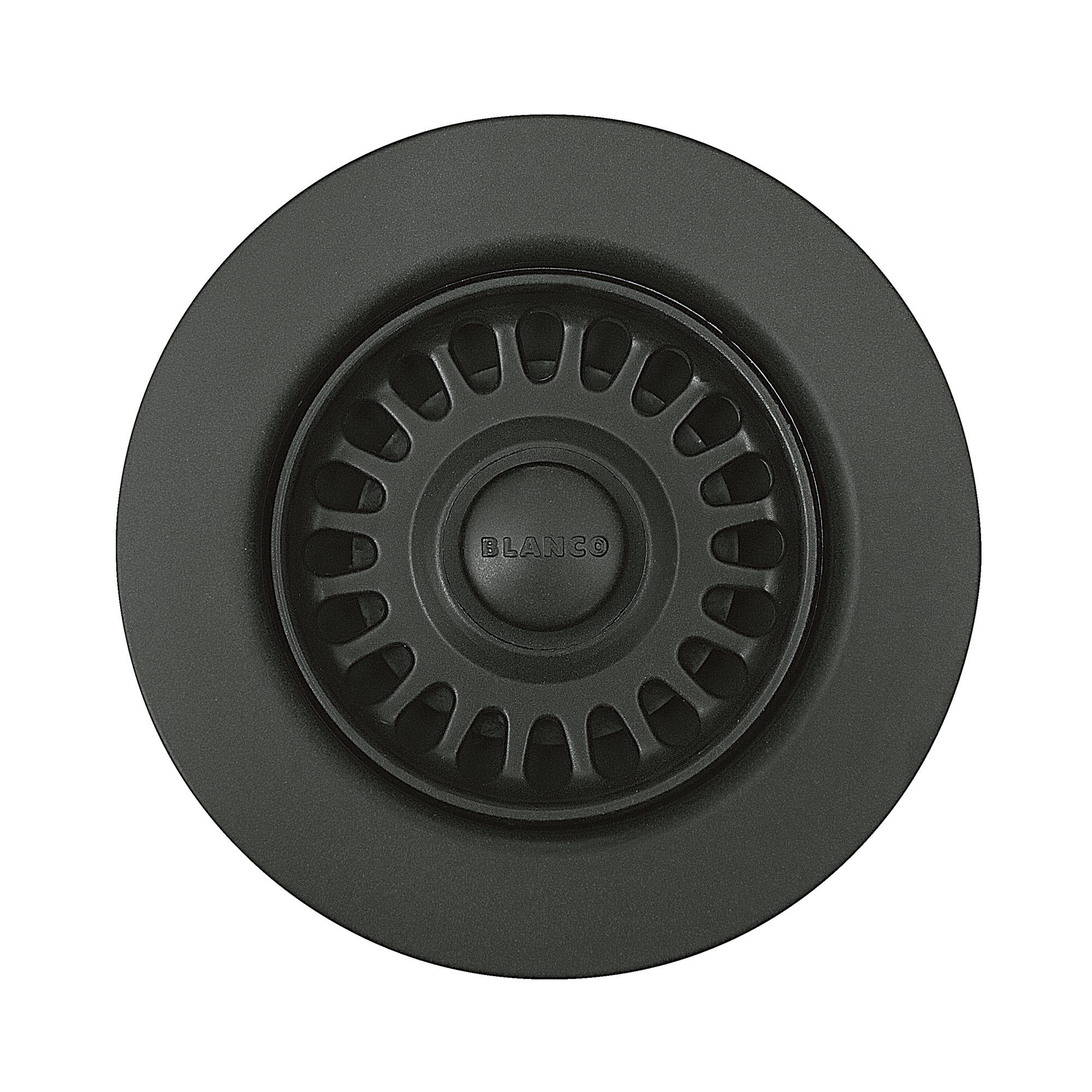 Blanco 240333- Colour-coordinated Metal Waste Flange, Anthracite - FaucetExpress.ca