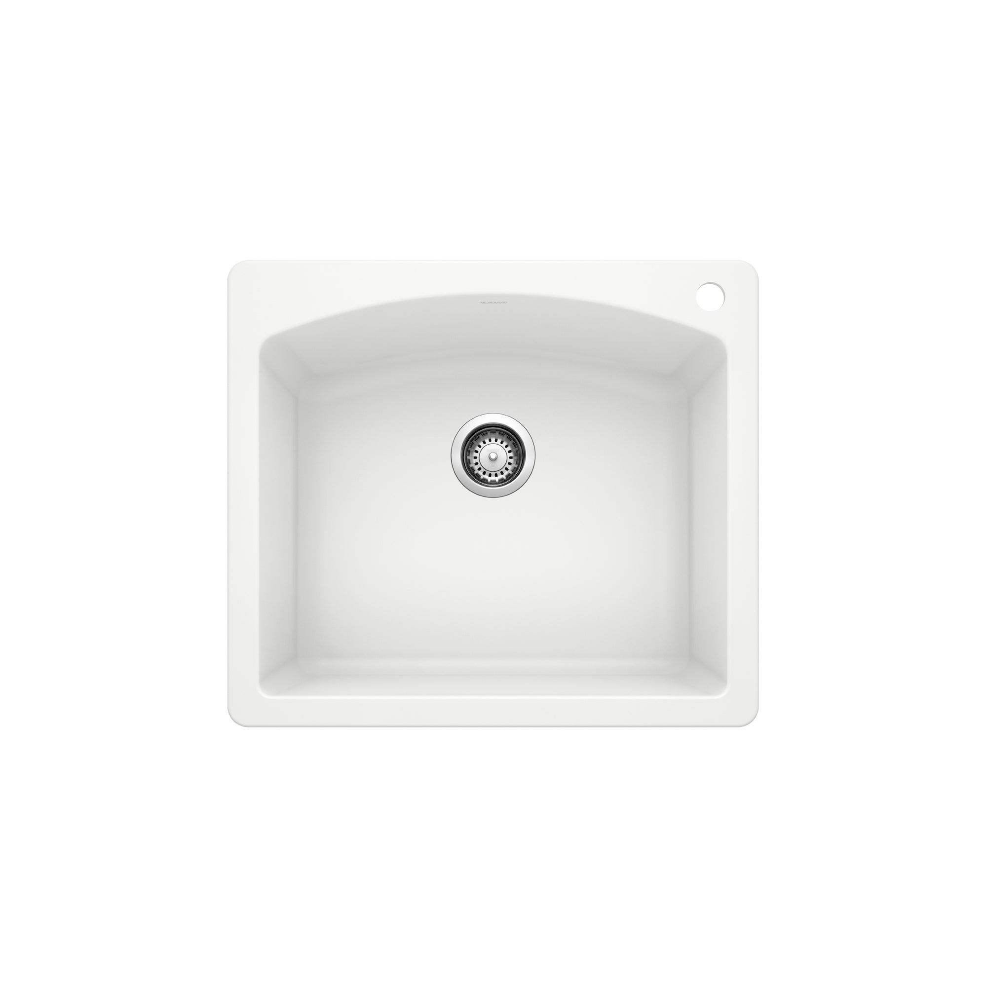 Blanco 400063- DIAMOND 1 Single Bowl Drop-in Sink, SILGRANIT®, White - FaucetExpress.ca