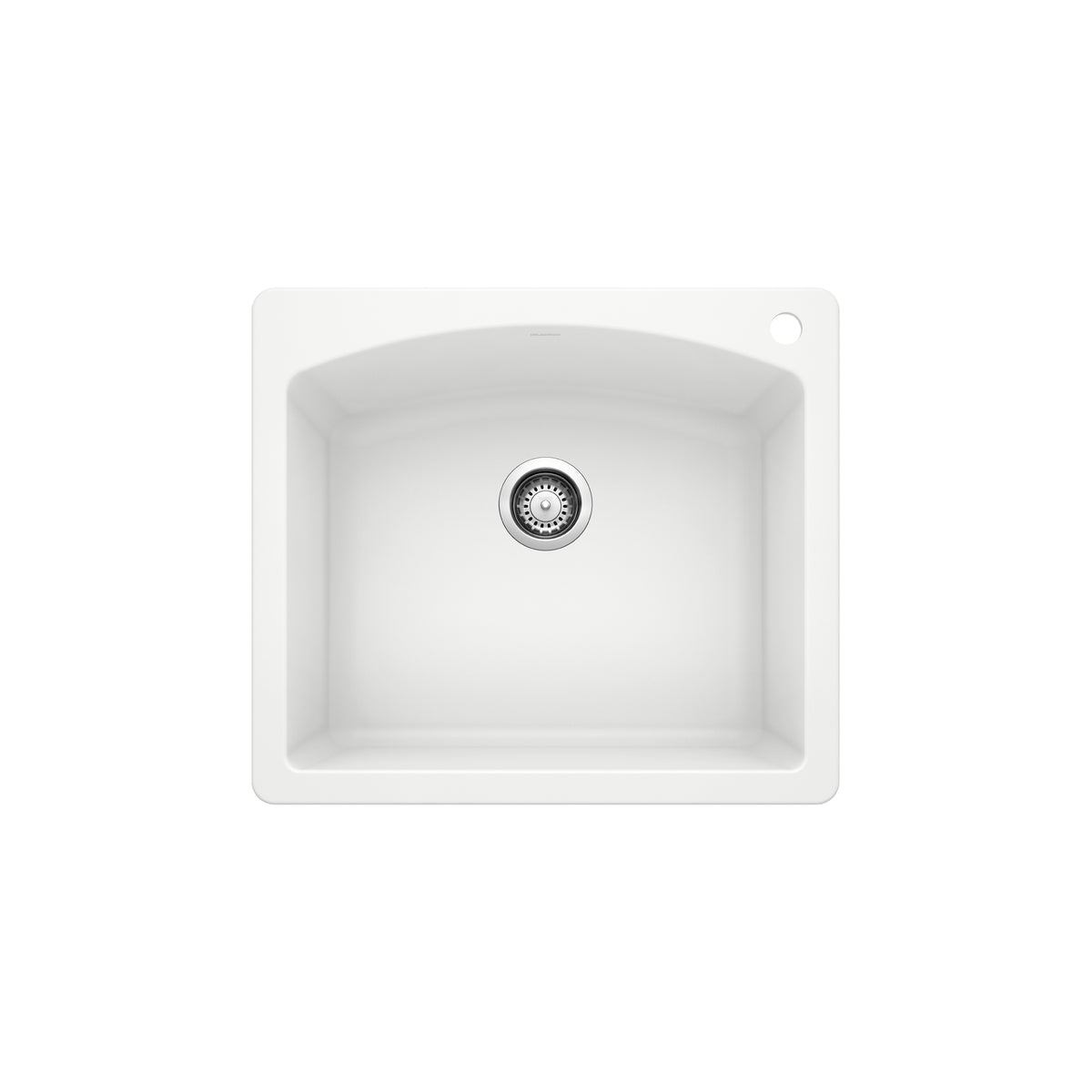 Blanco 400063- DIAMOND 1 Single Bowl Drop-in Sink, SILGRANIT®, White - FaucetExpress.ca
