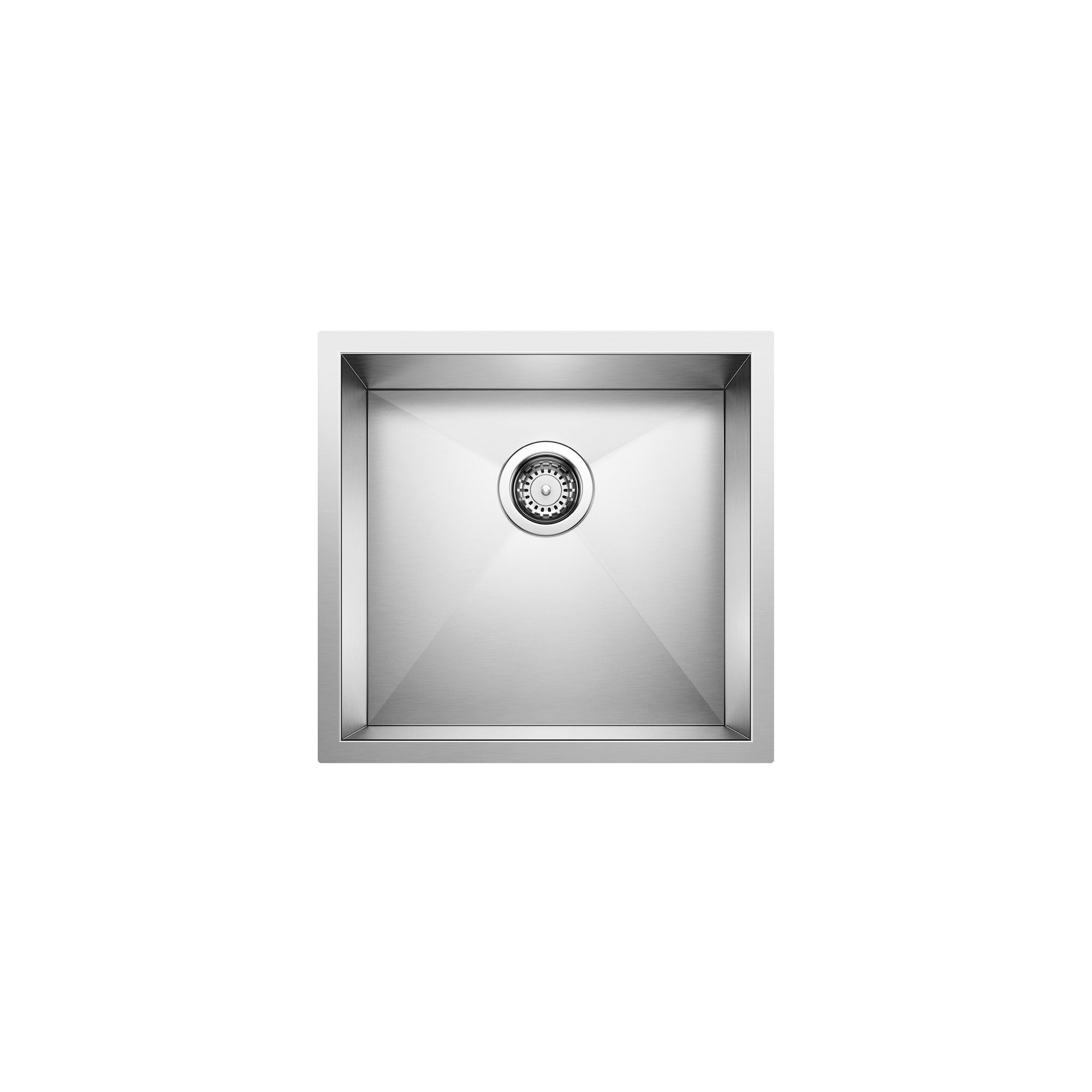 Blanco 400397- PRECISION U 1 Undermount Sink, STEELART® Stainless Steel - FaucetExpress.ca