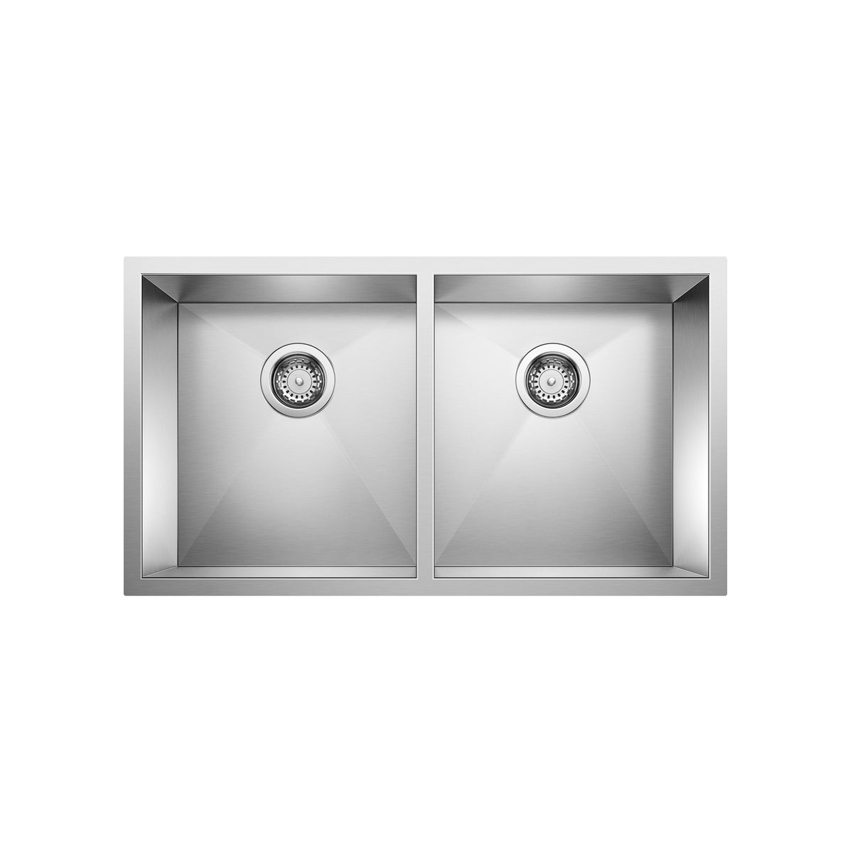 Blanco 400399- PRECISION U 2 Undermount Sink, STEELART® Stainless Steel - FaucetExpress.ca
