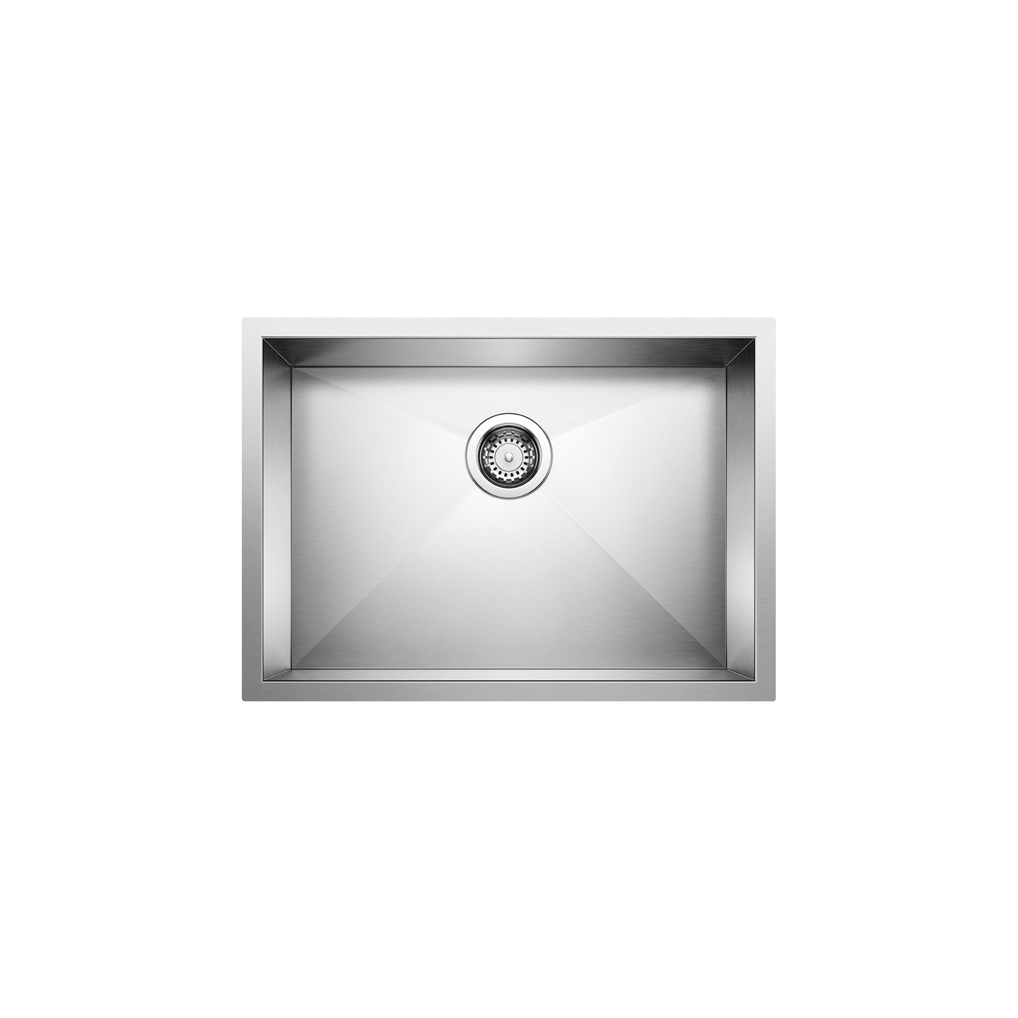 Blanco 401246- QUATRUS U 1 Medium Undermount Kitchen Sink, Stainless Steel - FaucetExpress.ca