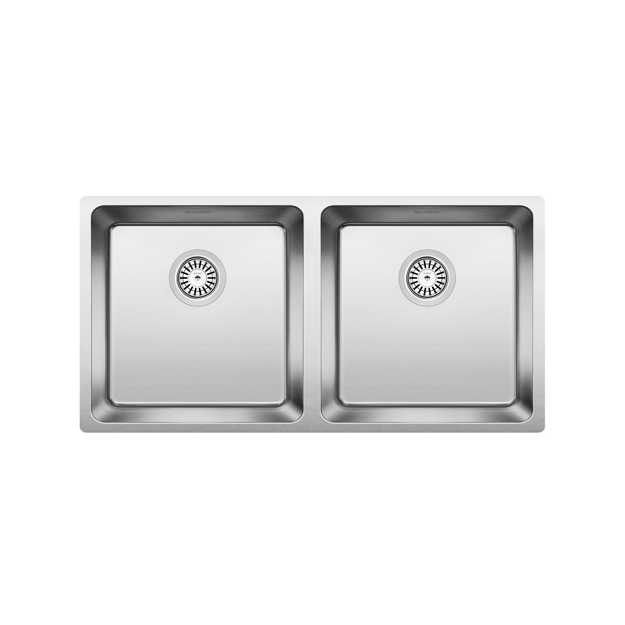 Blanco 401334- ANDANO U 2 Double Bowl Undermount Sink, Stainless Steel - FaucetExpress.ca