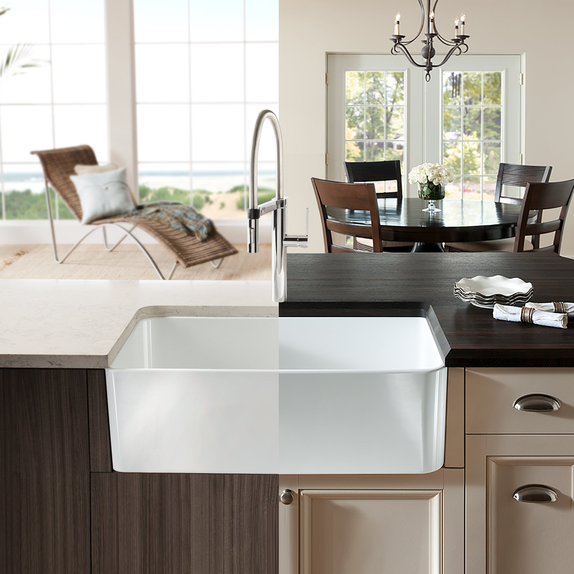 Blanco 401428- CERANA Ceramic/Fireclay Farmhouse Kitchen Sink