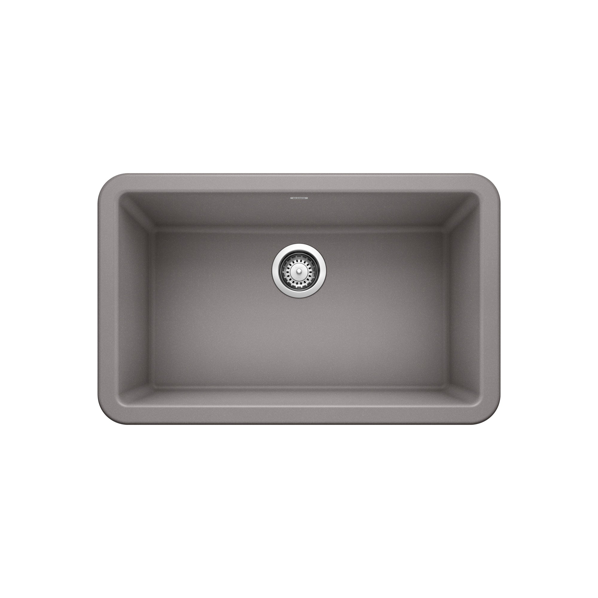 Blanco 401865- IKON 30 Farmhouse Kitchen Sink, SILGRANIT®, Metallic Gray - FaucetExpress.ca