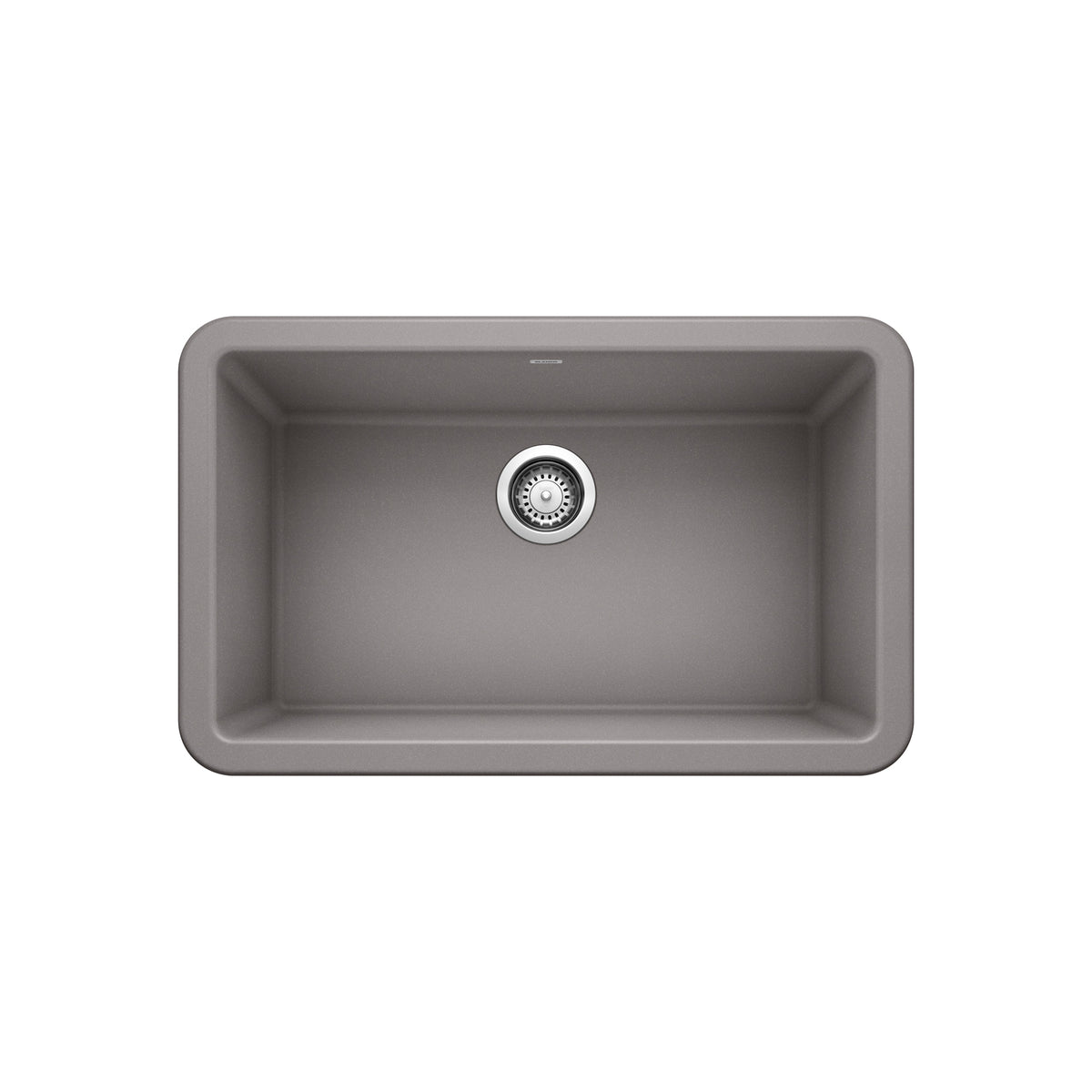 Blanco 401865- IKON 30 Farmhouse Kitchen Sink, SILGRANIT®, Metallic Gray - FaucetExpress.ca