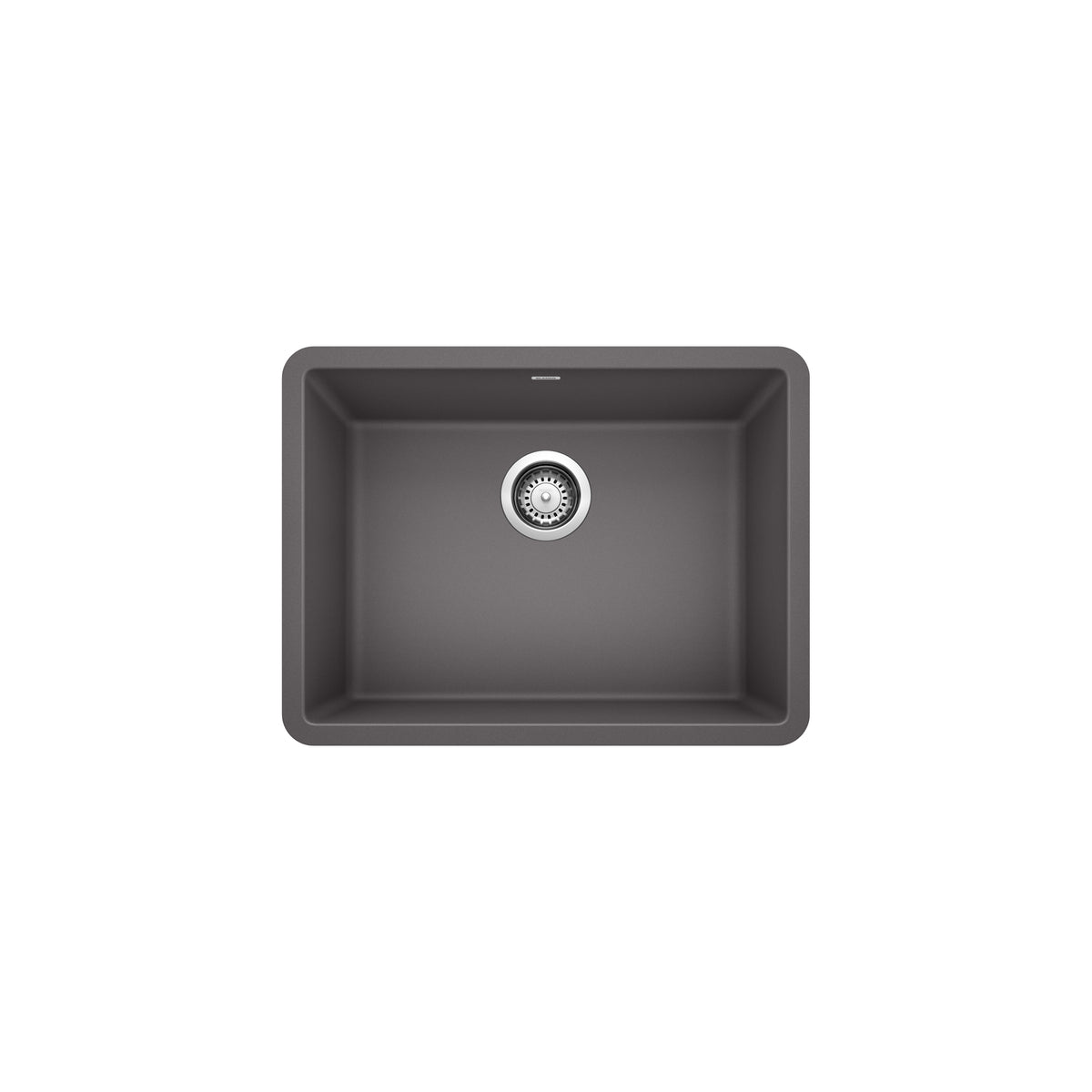Blanco 401882- PRECIS U Single 24 Undermount Sink, SILGRANIT®, Cinder - FaucetExpress.ca