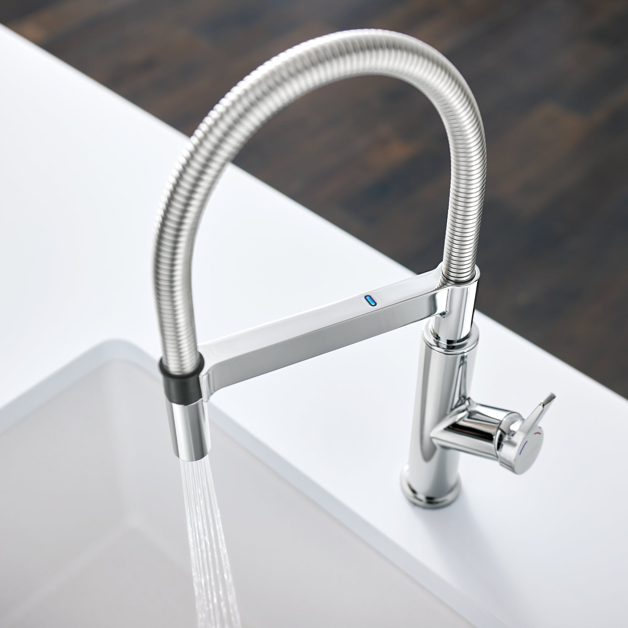 Blanco 401992- SOLENTA SENSO Hands-Free Sensor Kitchen Faucet, Chrome - FaucetExpress.ca