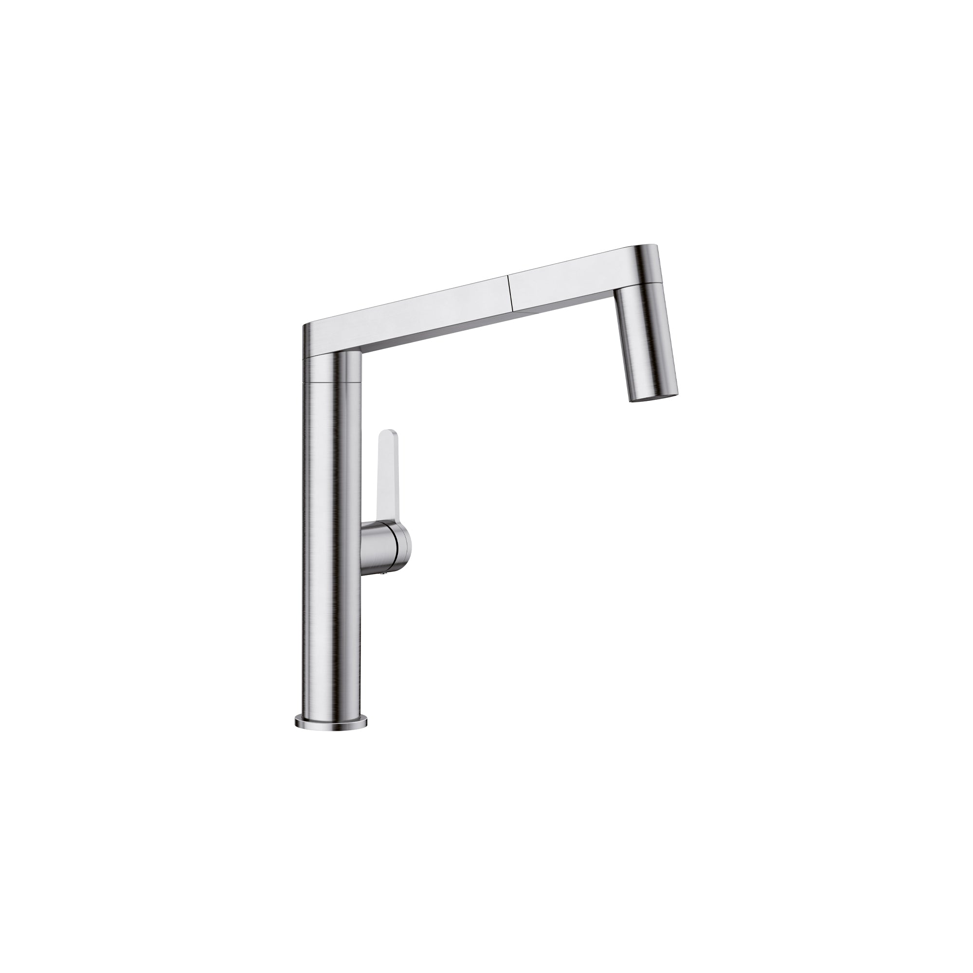 Blanco 402043- PANERA Low Arc Pull-Out Dual Spray Faucet, Stainless Steel - FaucetExpress.ca