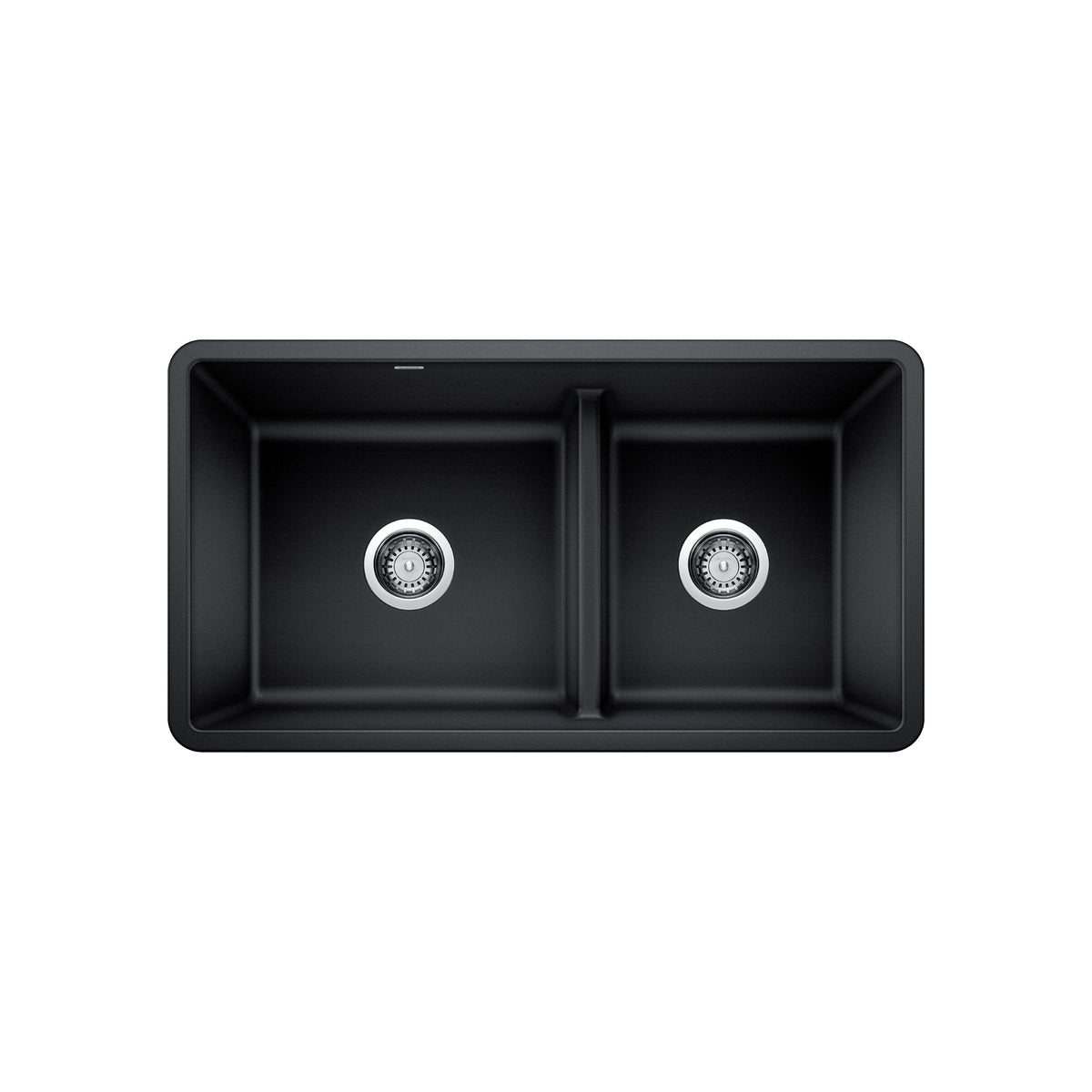 Blanco 402065- PRECIS U 1  Low Divide Undermount Sink, SILGRANIT, White - FaucetExpress.ca