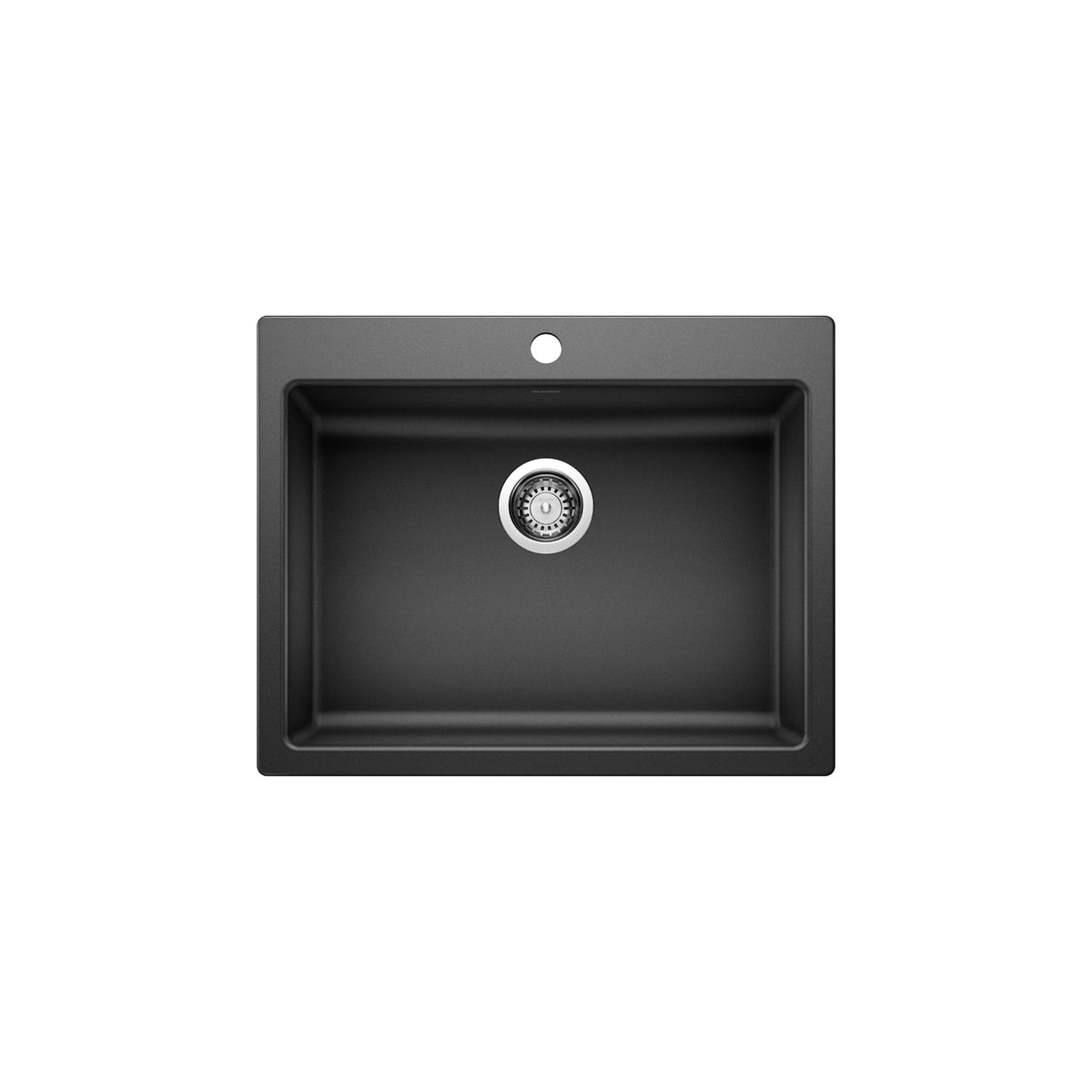 Blanco 402073- PRECIS Single 25 ADA/CSA Dual Mount, SILGRANIT, Anthracite - FaucetExpress.ca