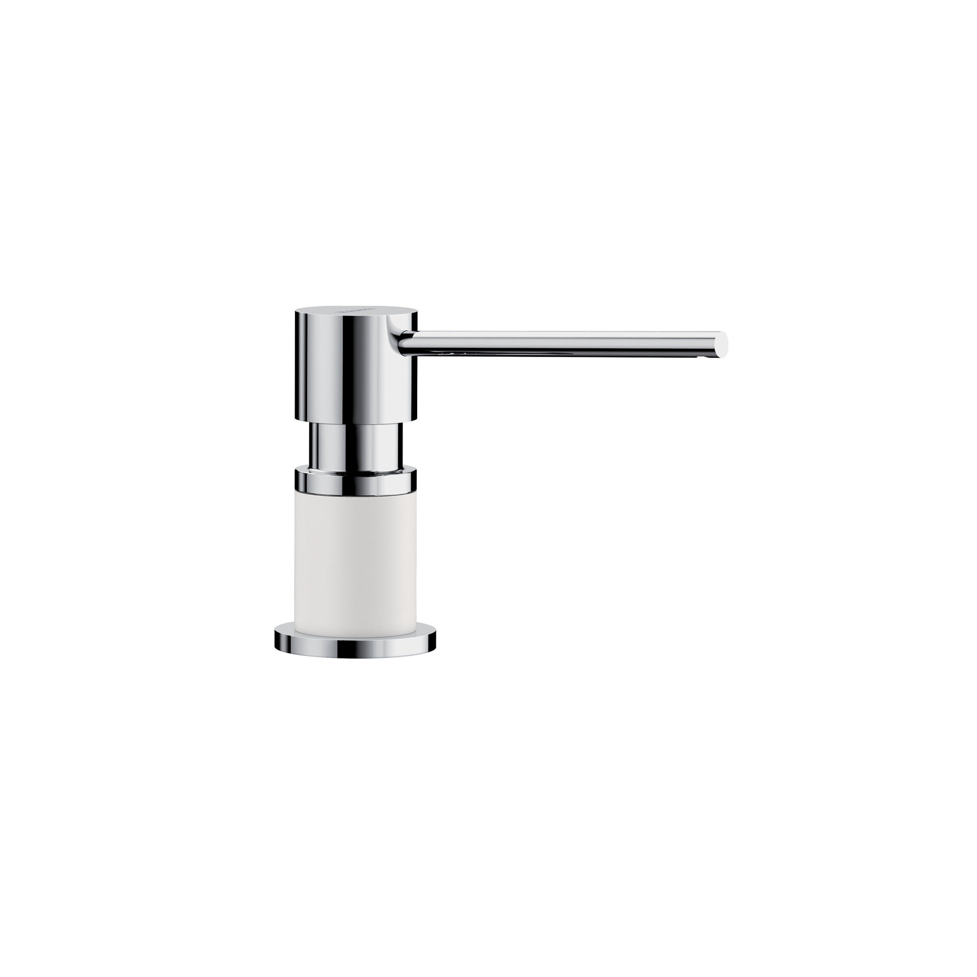 Blanco 402307- LATO soap dispenser, Chrome/Anthracite - FaucetExpress.ca