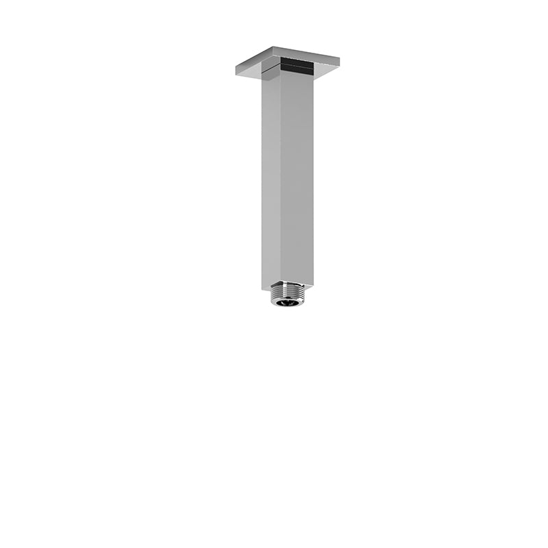 Riobel 548C- 15 cm (6") vertical square shower arm | FaucetExpress.ca