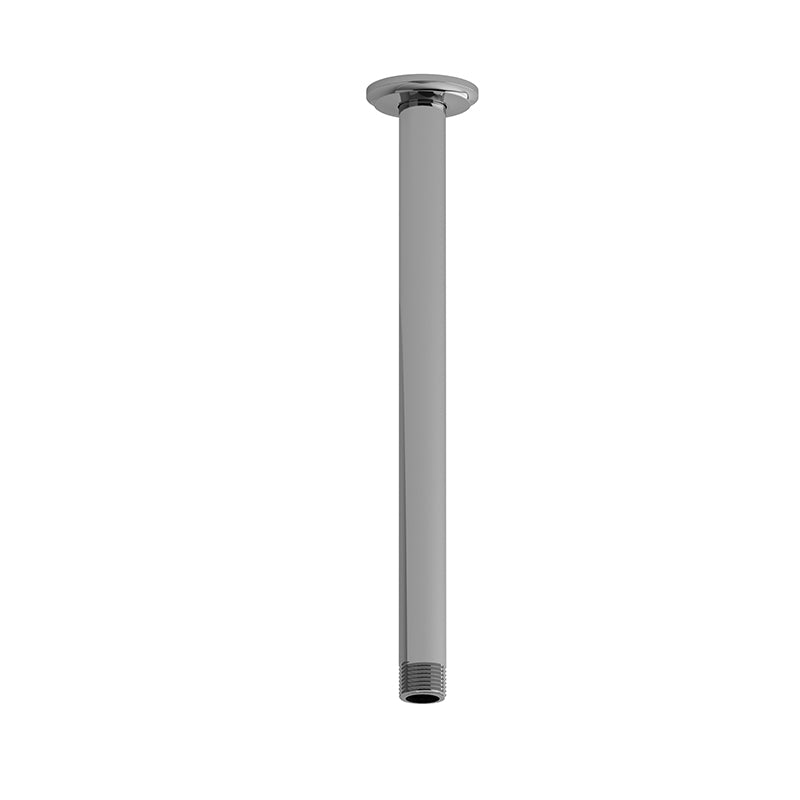 Riobel 557BK- 30 cm (12") vertical shower arm | FaucetExpress.ca