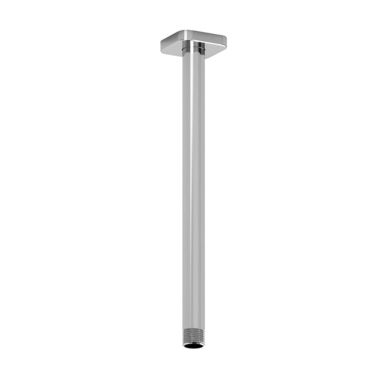 Riobel 577BK- 30 cm (12") vertical shower arm | FaucetExpress.ca