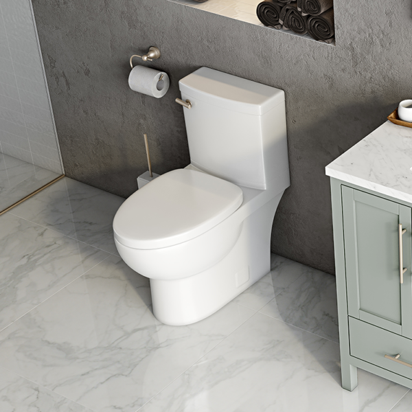 Icera C-6250.01 - Malibu I 1P PC CEL Toilet White - FaucetExpress.ca