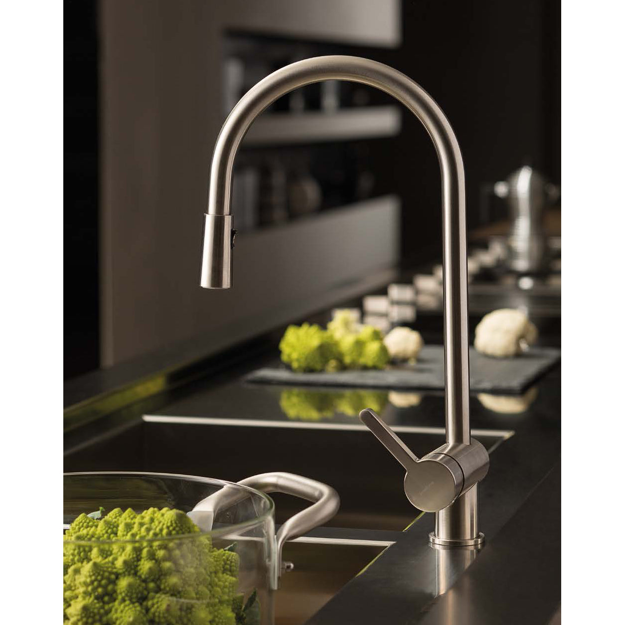 Newform 65925 BCH- Ergo Kitchen Single Lever Sink Mixer - FaucetExpress.ca