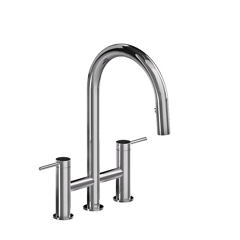Riobel AZ400C- Azure kitchen faucet with spray | FaucetExpress.ca