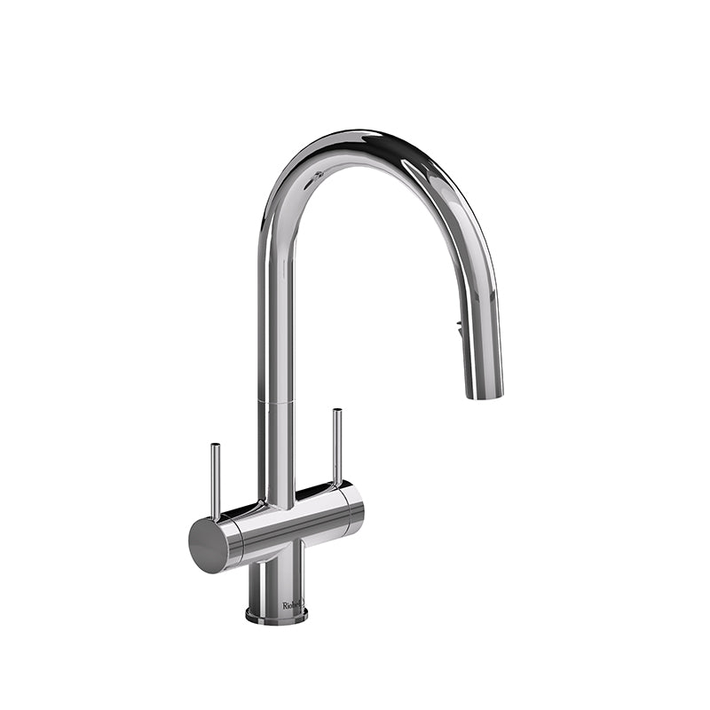 Riobel AZ801C- Azure kitchen faucet with spray | FaucetExpress.ca