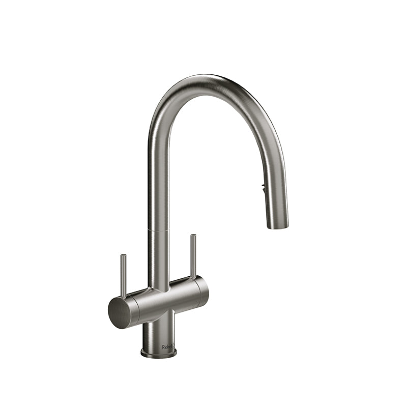 Riobel AZ801SS- Azure kitchen faucet with spray | FaucetExpress.ca