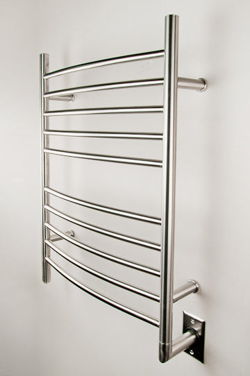 Amba RWH-CB- Radiant Hardwired Curved Jeeves Towel Warmer - FaucetExpress.ca