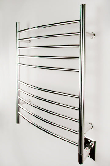 Amba RWH-CP- Radiant Hardwired Curved Jeeves Towel Warmer - FaucetExpress.ca