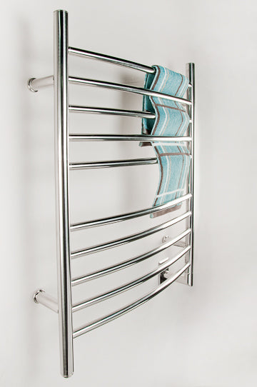 Amba RWH-CP- Radiant Hardwired Curved Jeeves Towel Warmer - FaucetExpress.ca