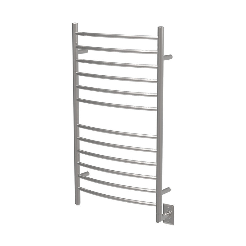 Amba RWHL-CP- Radiant Large Hardwired Curved Jeeves Towel Warmer - FaucetExpress.ca